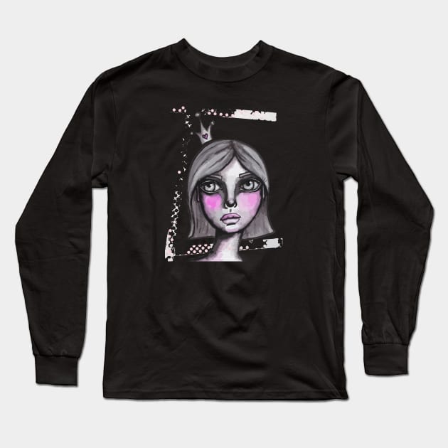 Queen of This Hot Mess Long Sleeve T-Shirt by LittleMissTyne